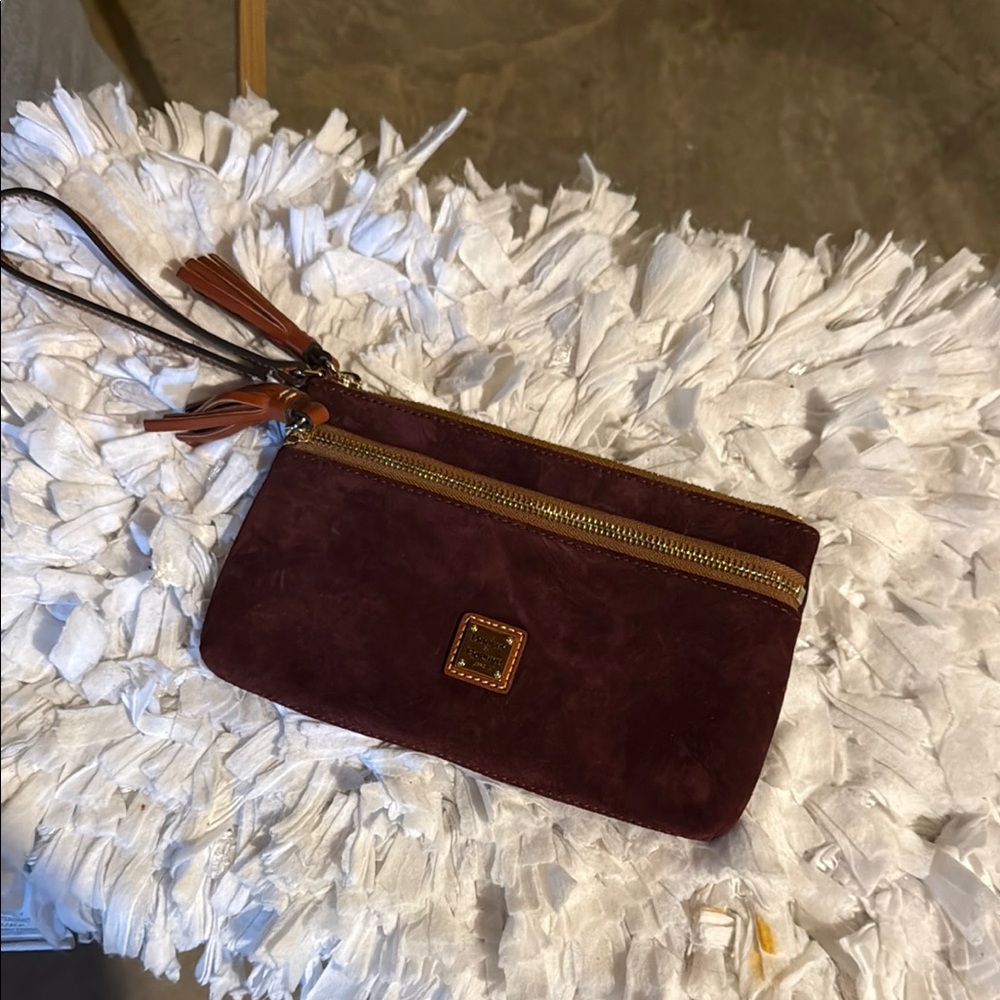 Dooney & Bourke Burgundy Wristlet